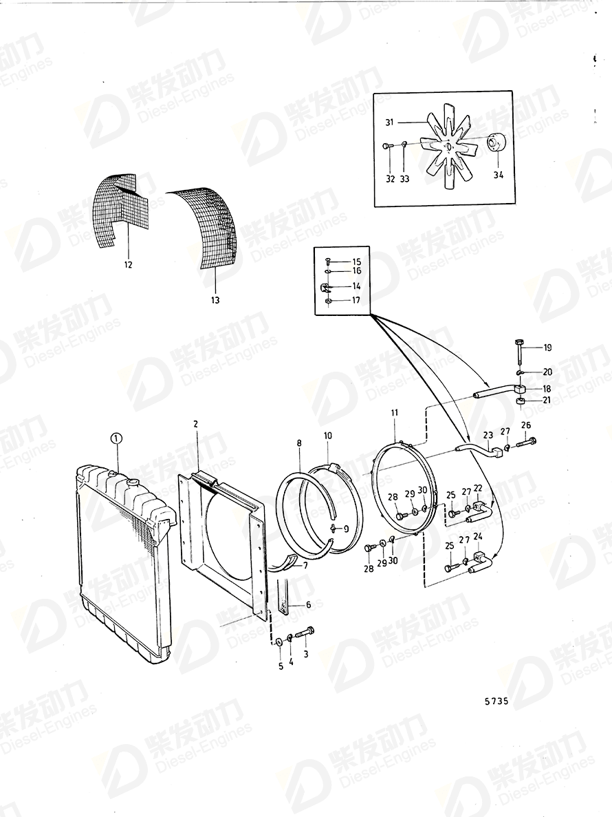 volvo penta Spacer ring 843839 Drawing volvo penta Spacer ring 843839 Drawing